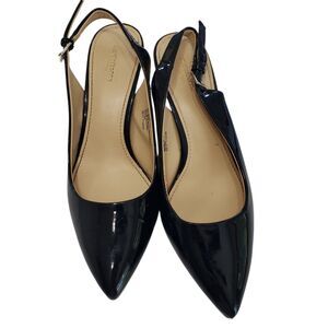 Liz Claiborne LC Belle Women's Black Patent Heels, Size 8 M